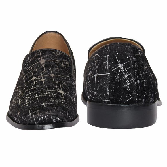 LIBERTYZENO Slip-On For Mens Leather Cushioned Footbed Tassels Loafer Shoes